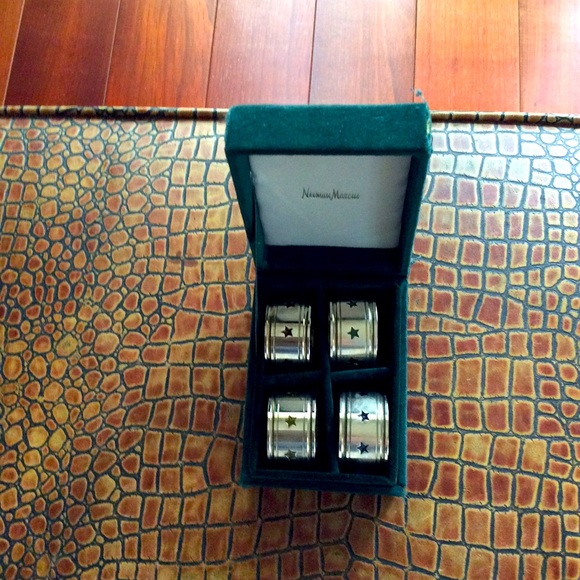 Napkin Holders Newman Marcus silver - Picture 1 of 7